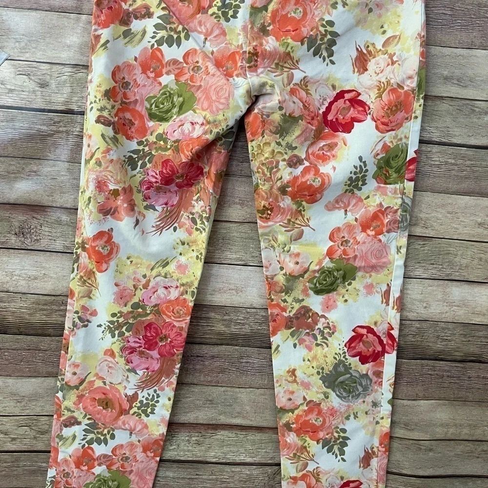 Anthropologie Cartonnier Women’s Floral Crop Pants Size: 2 NWOT - Picture 5 of 10